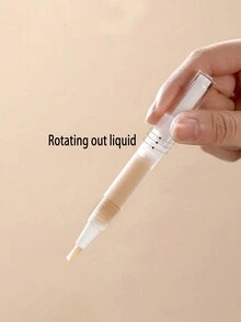 1/3PCS 5/3ml 粉底分配器带刷子，真空密封和存储功能，用于存储遮瑕膏、眼霜粉底、精华液或指甲油的必备化妆工具，旅行瓶迷你化妆品样品包装便携式化妆工具 - 無色 - 查看 3