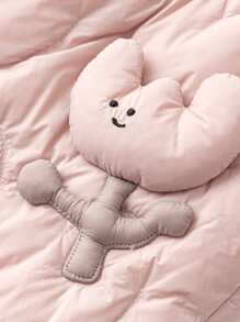 mini bala 男童女童裤子2024秋冬新款高腰长裤 - 粉紅 - 查看 7