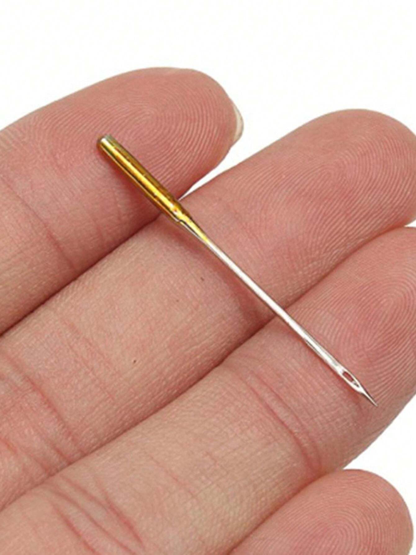 Titanium Plated Universal Sewing Machine Needles, Golden, 1Packs (10