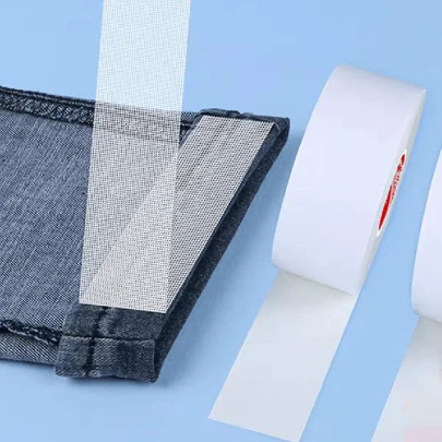 1 Rolle/10M selbstklebendes doppelseitiges Hosen Beinverkürzungsband, Säumband für Hosen Bündchen, Kleidungsärmel Bündchen, Vorhangverkürzung