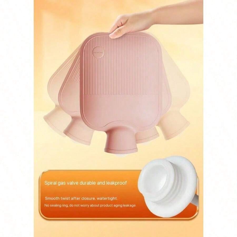 1pc PVC Hot Water Bottle, Filling Hot Water To Warm Belly, Hand Warmer