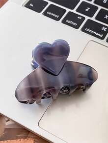 1 chiếc kẹp tóc trái tim Acrylic quyến rũ ngọt ngào dành cho nữ, kẹp tóc cỡ trung, phụ kiện tóc thanh lịch cao cấp - Nhiều màu - Xem 11