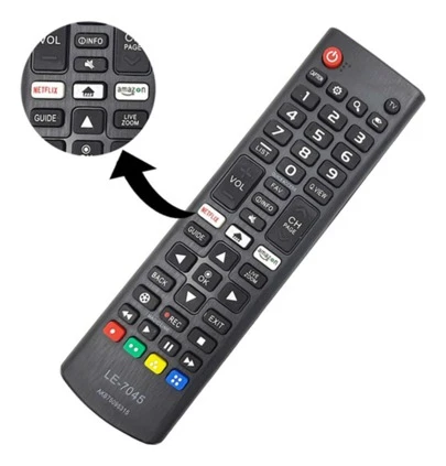 Controle Remoto Universal Para TV LG 32/43/49/50/55/65