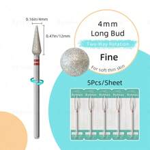 hytoos 5 mũi khoan móng tay kim cương, dụng cụ loại bỏ chai sần chuyên nghiệp, dụng cụ đẩy biểu bì, thích hợp cho tiệm làm móng và sử dụng tại nhà. - Nhiều màu - Xem 12