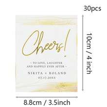 30pcs Wine Labels, Photo Wine Label Template, Minimalist Wedding Favor, Custom Wine Label, Personalized Gift, Wine Gift Label - Multicolor - View 31