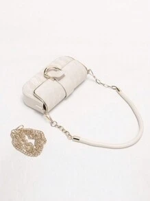 2025 Nouveau sac sous les bras à la mode, sac carré petit minimaliste chic de haute qualité avec chaîne, sac à bandoulière/croisé polyvalent et décontracté avec motif losange