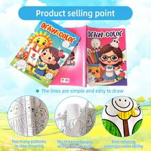 96 页着色书，培养孩子想象力，提高艺术创作能力，理想的幼儿艺术教育着色书，非常适合圣诞节、感恩节、新年礼物 - 彩色 - 查看 5