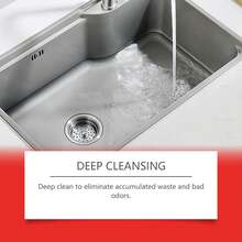 Pipe Deodorizer, Hair And Grease Clogged Drain Cleaner For Kitchen And Bathroom - Powdery - View 8