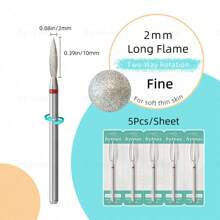 hytoos 5 mũi khoan móng tay kim cương, dụng cụ loại bỏ chai sần chuyên nghiệp, dụng cụ đẩy biểu bì, thích hợp cho tiệm làm móng và sử dụng tại nhà. - Nhiều màu - Xem 27