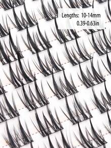 240PCS Large Capacity False Eyelash Extension Set C Curl Single Cluster Natural Segmented Cluster Eyelash Strap Eyelash Extension Adhesive Sealing Eyelash Tweezers False Eyelash Set 10-16mm Mixed Length Eyelash Cluster Simulation Thick Soft Light Eyelash Natural Reusable False Eyelash