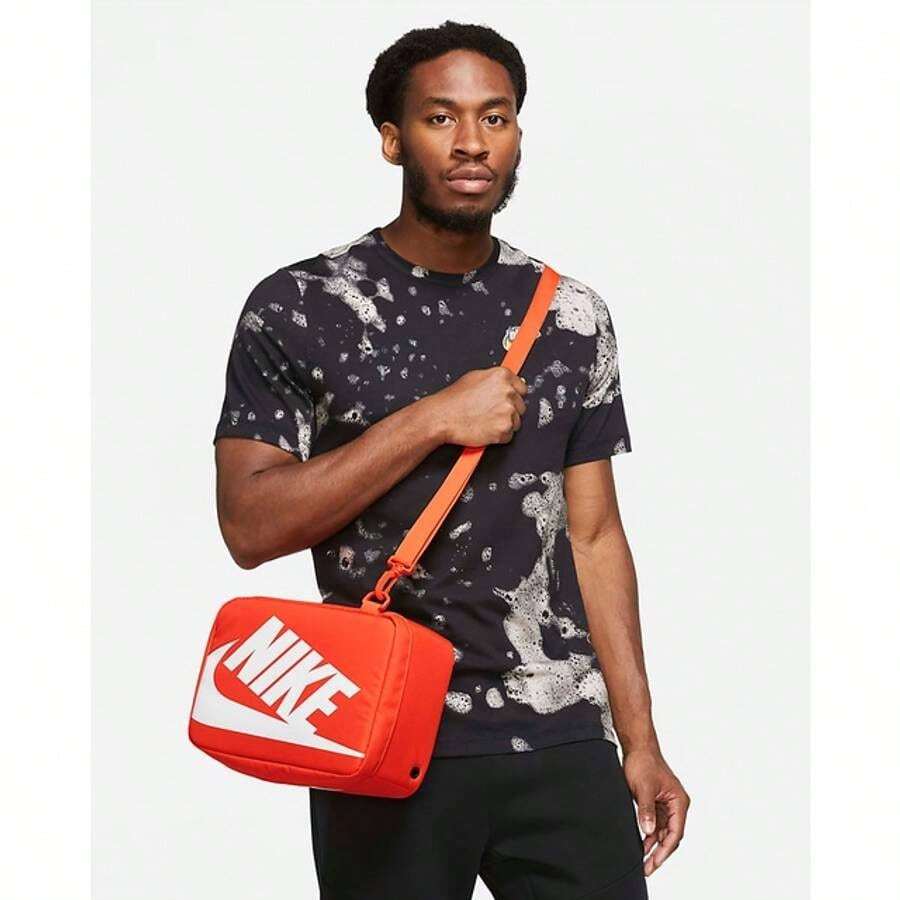 Nike Shoe Small Box Boston Bag Orange SHEIN USA
