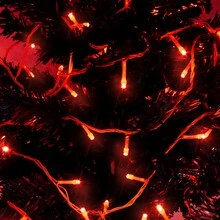 Importadora La Merced Christmas Halloween LED Light String 300 LED Bulbs Orange Light 8 Functions 14 Meters Orange Cable - US A Type Plug(110-127V) - View 7