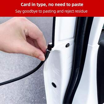 5M U Type Universal Car Door Edge Guards Trim Styling Moulding Protection Strip Anti Scratch Collision Protector Vehicle