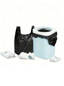 100pcs/Pack Disposable Trash Bags, Baby Diaper Disposal Bags, Portable Mini Car Garbage Bags, Suitable For Outdoor, Stroller, Desk, Kitchen, Living Room, Bathroom, Nursery Cleanup