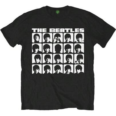 The Beatles | Official Band T-Shirt | Hard Days Night Faces Mono | SHIPPED IN 24 HOURS