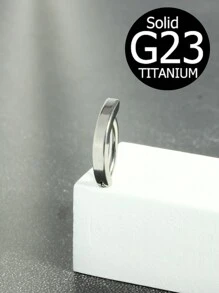 14G G23 Titanium Clicker Belly Button Ring10mm Reverse Curved Hoop Navel Barbell Piercing Jewelry For Women - Belly Ring - View 10