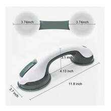 Agarradera Manija D Apoyo Con Chupón Baño Regadera Anticaida - Blanco - Ver 2