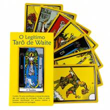 The Legitimate Waite Tarot 78 Cards Laminated With Manual - Yellow - View 1