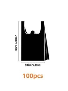 100pcs/Pack Disposable Trash Bags, Baby Diaper Disposal Bags, Portable Mini Car Garbage Bags, Suitable For Outdoor, Stroller, Desk, Kitchen, Living Room, Bathroom, Nursery Cleanup