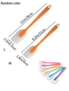 1pc Multifunctional Silicone Spatula, Heat Resistant, Suitable For Baking, Cooking And Mixing - Great For Cakes, Batters And More