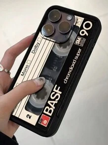 Creative Fashion Magnetic Tape UV Printed Soft Phone Case With 360 Degree Full Protection Phone Protective Cover Compatible With Iphone 11 12 13 14 Pro Max 15 XR X/XS 7 8 Plus SE Mini