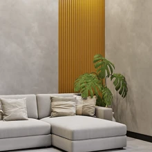 Kit Placas Decorativas P/ Sala Quarto Estilo Ripado Pvc