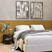 Kit Placas Decorativas P/ Sala Quarto Estilo Ripado Pvc