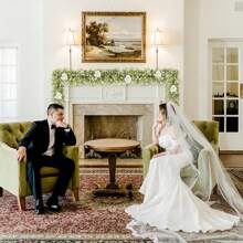 1 件 5.8 英尺人造满天星花藤，真实触感仿满天星悬挂花环，适用于婚礼背景和婴儿洗礼装饰礼物生日毕业典礼，假植物 - 彩色 - 查看 4