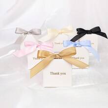 20/50pcs Charming Candy Gift Box Golden "Thank You"| With Ribbon | Valid For Birthdays, Weddings, Mother's Day, Back To School Valentine Day - Multicolor - View 9