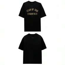 Fear of God Camiseta de cuello redondo de manga corta color negro - Negro - Ver 4