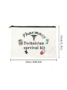 多功能帆布急救包拉链袋不含酒精，非常适合旅行和家庭使用 - 送给护士、医生和任何康复人员的完美礼物药袋药品储存袋药品整理器急救包急救包旅行配件旅行整理器旅行必需品旅行用品旅行包大学度假巡航夏季假期户外露营徒步旅行狩猎必备品 - 查看 8