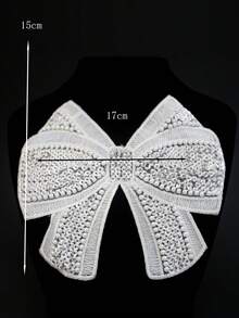 11 chiếc nơ thủ công ren pha lê đính hạt thêu thủ công phụ kiện may vá tự làm cho quần áo, váy cưới và trang phục trang trọng - nhiều màu - Xem 21