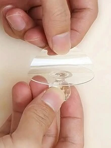 1/10/20 móc kéo ngăn kéo bằng acrylic tự dính, không cần khoan, tay nắm bằng nhựa hiện đại cho tủ quần áo, đồ nội thất, phụ kiện nhà vệ sinh - Trong sáng - Xem 2