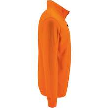 SOLS Mens Stan Contrast Zip Neck Sweatshirt (Orange) - Orange - View 3