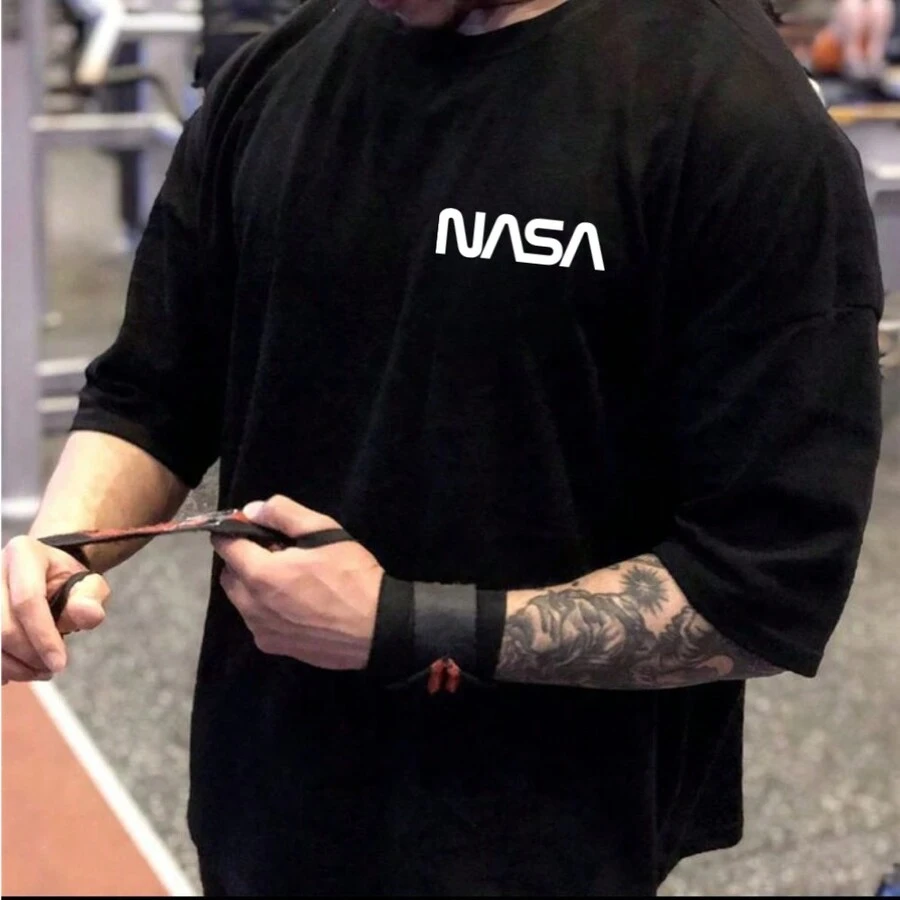 Unisex Oversized T-Shirt 100% Cotton Ref 85 - màu đen - Xem 1