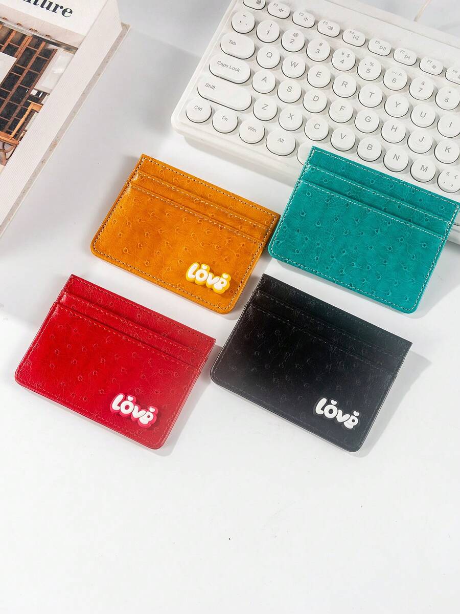 LOVE 信用卡夹钱包多卡槽卡包女士女士零钱包袋适用于信用卡/身份证/借记卡/公交卡/银行卡保护套圣诞节礼物感恩节复古