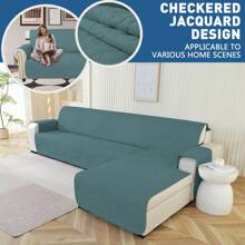 CYCMACO 2/3/4-zitsbankhoes met schiereiland, universele hoekbankhoes, chaise longue bankhoes met armleuningen, waterdichte L-vormige bankhoes, hoekbankhoes