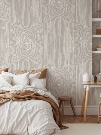 45 cm * 2 m/3 m * 1 rollo Papel tapiz autoadhesivo con diseño de remolino y anillos anuales, impermeable y removible, para decoración de pared, arte de pared, decoración de habitación, renovación, decoración de primavera para refrescar su hogar