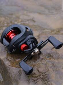 SOUGAYILANG Fishing Reel Baitcasting Reel Left/Right With 7.2:1 Gear Ratio Bait Casting Reels - Black - View 8