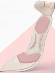 After 1 Pair Of High Heel Insole Female Soft Sole Stick Insole Can Be Cut - Beige - View 3