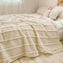 毛毯、毛巾毯、床毯、毛毯，柔软，舒适，温暖，适合各种场景，有多种颜色可供选择。 - 彩色 - 查看 10