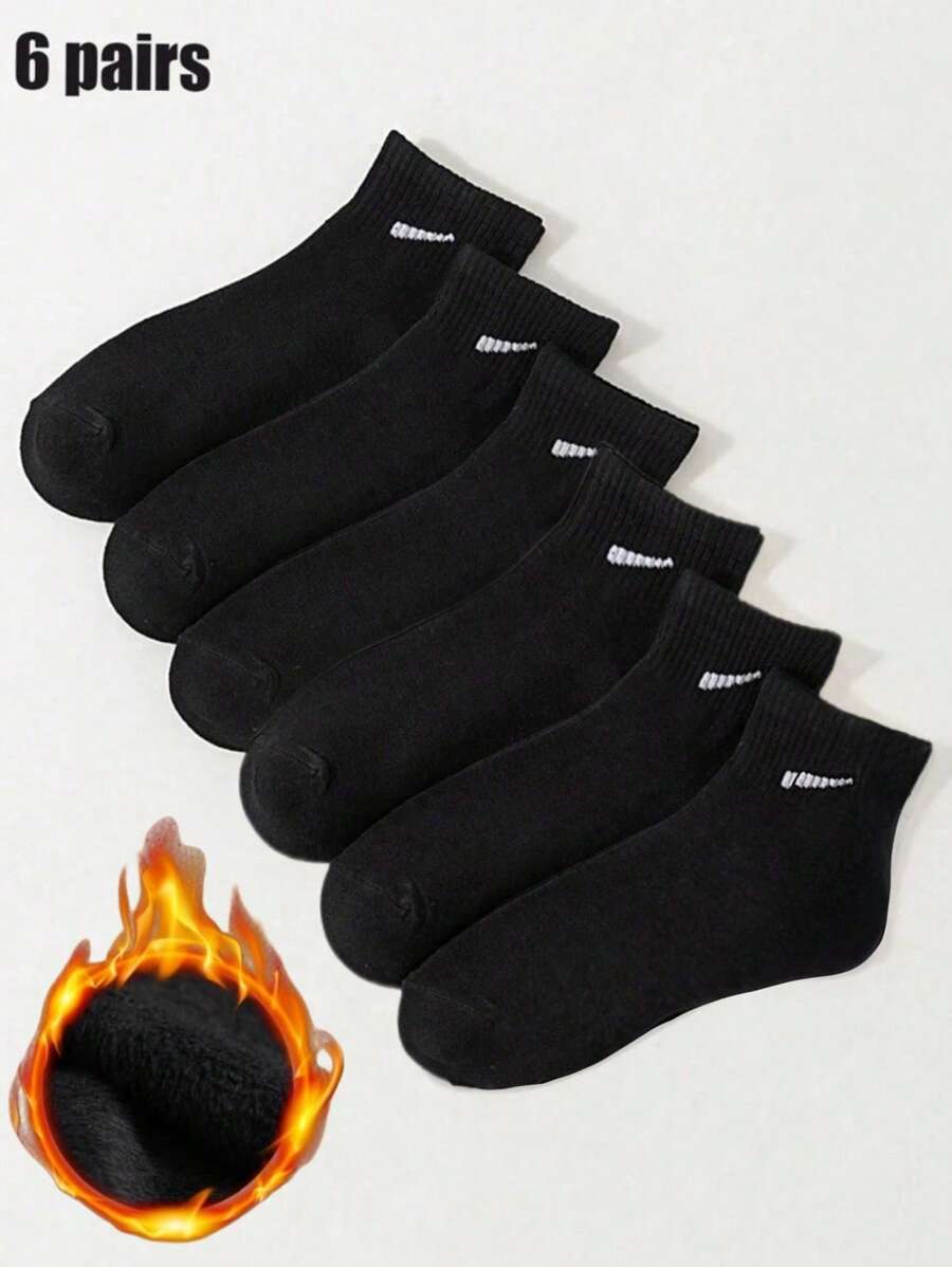 Bộ 6 đôi tất thể thao và thường ngày cho nam, phù hợp cho cuộc sống hàng ngày, mặc nhà, thể thao, chạy bộ ngoài trời, tất thoải mái để mặc hàng ngày. Phù hợp cho chạy bộ, tập gym, bóng rổ. Tất ấm áp cho mùa đông, tất bốn mùa cho ngày lễ, Giáng sinh. Tất dày phù hợp cho thời tiết lạnh giá mùa đông.
