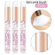 3pcs Eyelash Extension Kit - 150/250/500ml Plastic Eyelash Cleanser, Tattoo Wash Bottle, Nose Blackhead Face Cleansing Shampoo Brush For Eyelash Extension - Multicolor - View 14