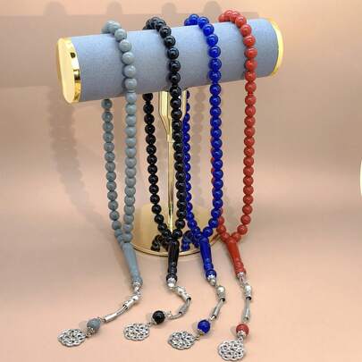 45 قطعة سلسلة خرزات مخاوف من الاكريليك بطراز عربي ، مناسبة لمناسبات و أعياد مختلفة