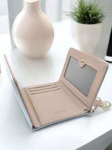 Women's Wallet Colors, Heart Embossing Multifunctional Card Holder - Allmini - 米色 - 查看 3