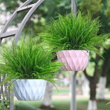 波士顿和小麦，10 件人造蕨类植物适用于户外，假灌木蕨类植物波士顿小麦草大型抗紫外线绿植适用于花园窗户前廊家居装饰（波士顿和小麦，10 件 - 綠色 - 查看 7