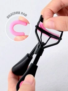 1pc Portable Eyelash Curler With Heart-Shaped Comb, Instantly Curls And Holds Lashes, Suitable For Daily Makeup,Makeup,Cheap,Room Decor,Vanity,Travel,Bedroom,Makeup Accessories,Eyelash Curler,Cheap,Stocking Stuffers,Makeup,Makeup Tools,Cheap Stuff,Gifts,Gifts For Women,Christmas Gifts - Multicolor - View 4
