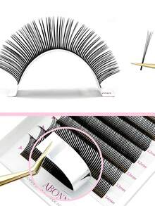 LAKANAKU Abonnie 12 Rows D Curl Mix 5D Flora Lashes Easy Fan Eyelash Extensions Wholesales Premade Volume Natural Soft Lashes 5D Flower Volume Lashes Spikes Eyelashes Extensions Fluffy Volume Fans Premade Volume Fans Lashes - D - View 7