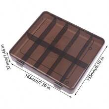 Hot Wheels Car Storage Box Mini Transparent Plastic Dustproof Display Case For Kids Toys Collection Birthday Gift - Black - View 3