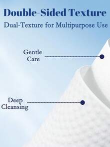 1 Hộp / 2 Hộp / 3 Hộp 26 Miếng Bông Tẩy Trang Dùng Một Lần 30cm, Kích Thước Cực Lớn, Mềm Mại & Nhẹ Nhàng Làm Sạch Da, Phù Hợp Với Mọi Loại Da, Dành Cho Cả Nam Và Nữ - có hoa văn - Xem 4